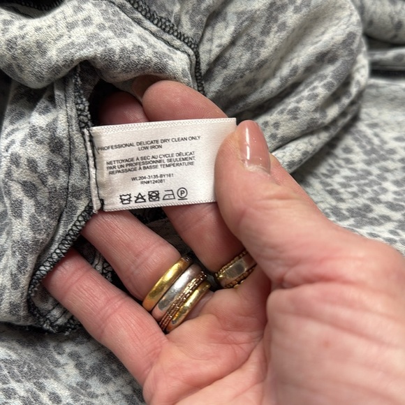 Proenza Schouler | White Label Black Blue Snak Print Button Front Midi Dress 12 - Picture 12 of 12